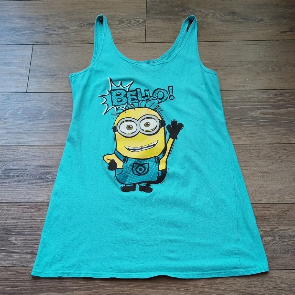 Despicable Me‎ Minion Graphic Long Tank, Nightgown or Swim Coverup - Women's XL
